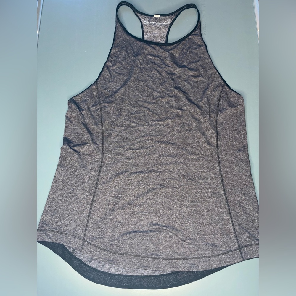 Lululemon racerback tank top, charcoal